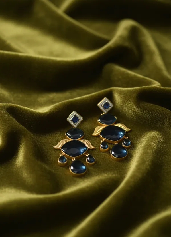 Black_Brass_Earrings_For_Women